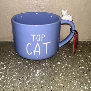 Harvest Green Studio Cat's Life‎ Ceramic Mug w Little Cat...New w Tag